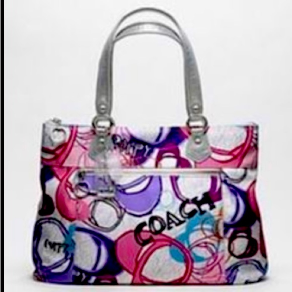 COPY - Beautiful coach poppy tote